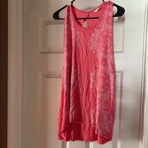 Aeropostale pink sleeveless boho tank top